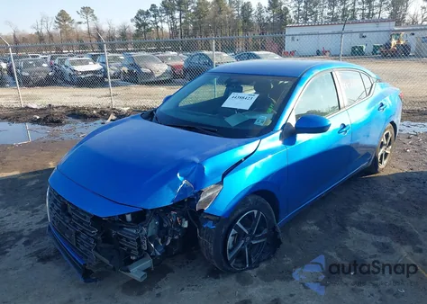 2025 Nissan Sentra Sv из США, поврежденный, VIN 3N1AB8CV3SY376837